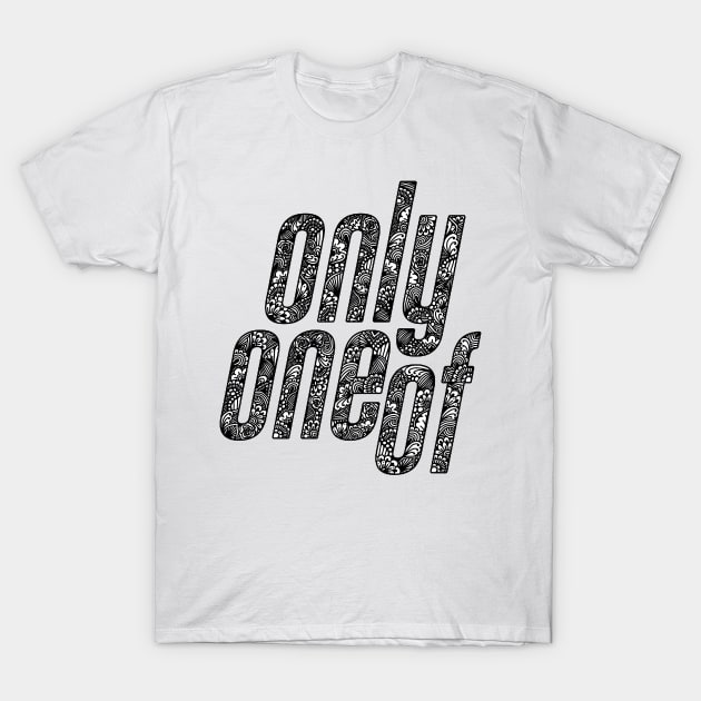 OnlyOneOf Zentangle Logo T-Shirt by TheHermitCrab